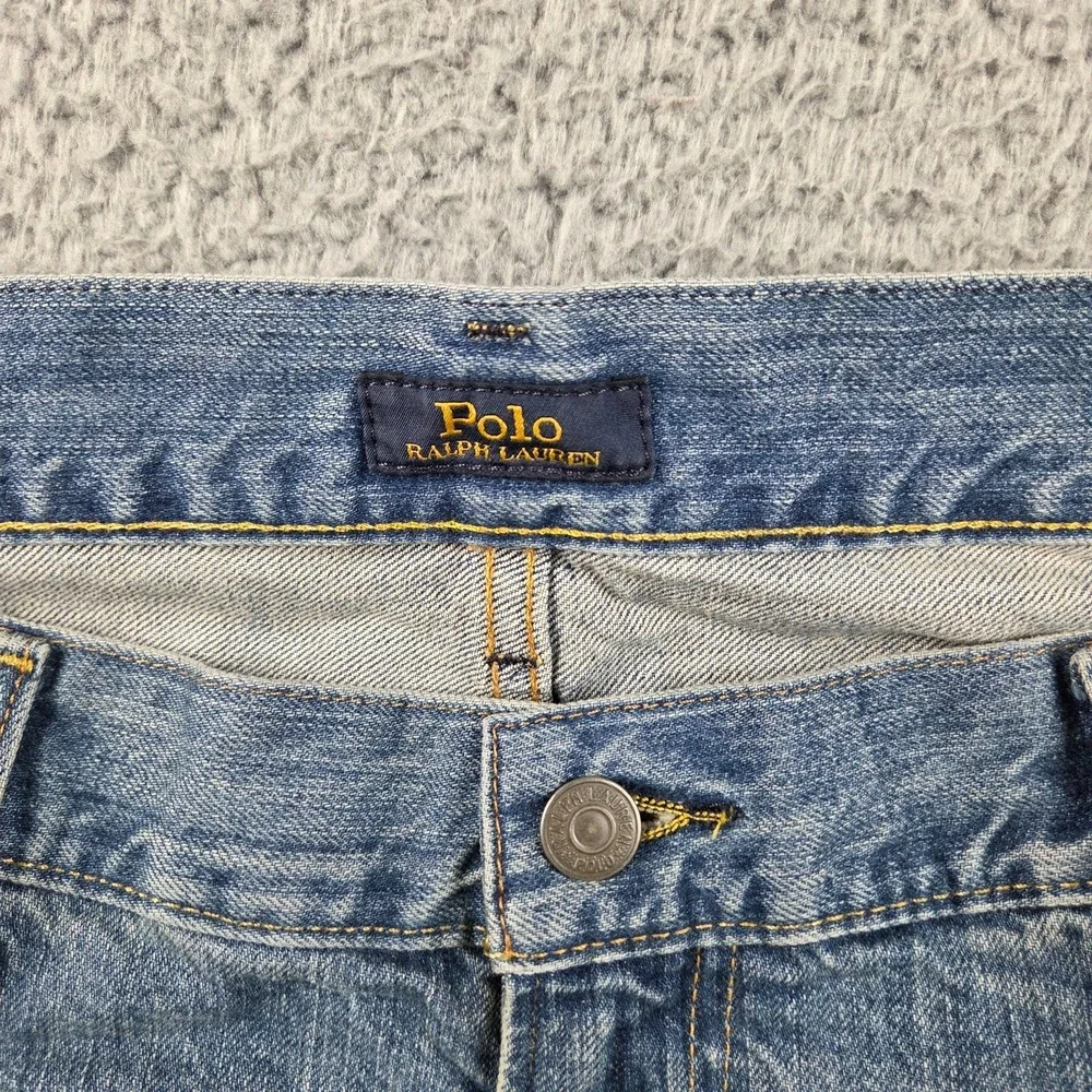 Polo by Ralph Lauren Hampton Jeans Denim Mens 40x30‎ Blue Relaxed Straight